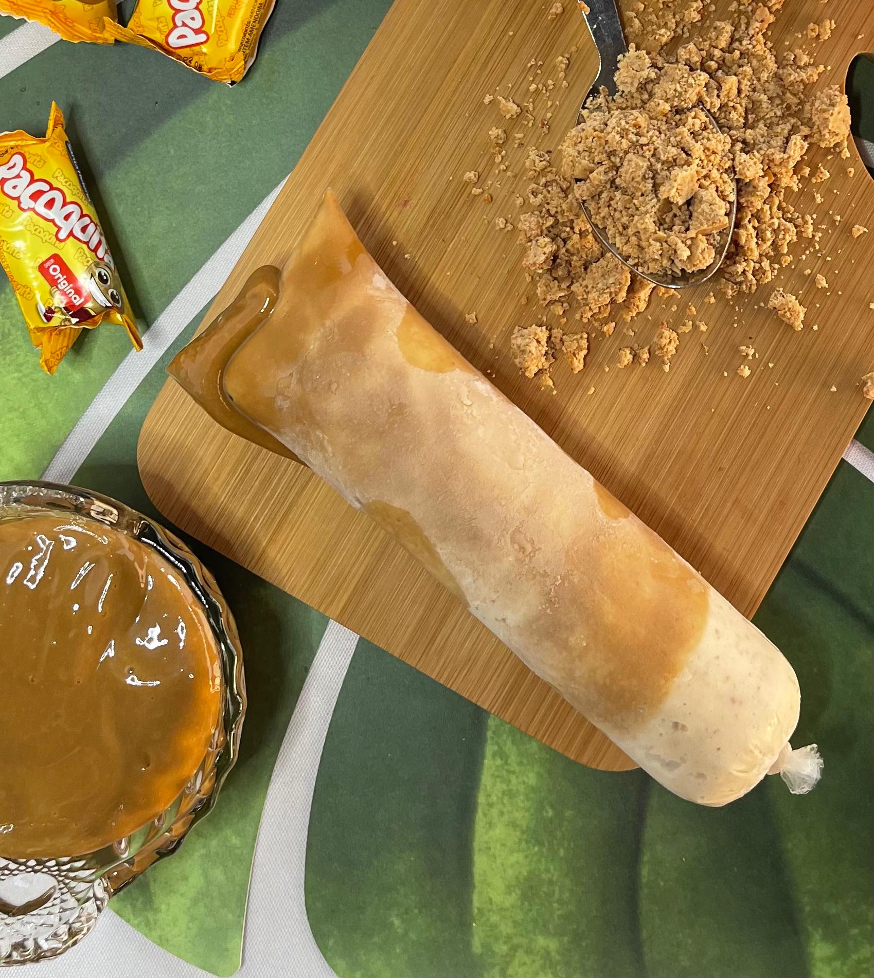 Paçoca com Doce de Leite